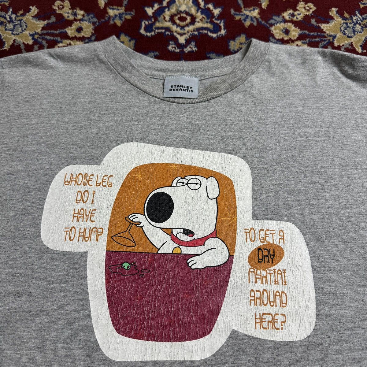 Cartoon Network 1999 Family Guy Brian Griffin promo movie anime tee 90s y2k Size US XL / EU 56 / 4 - 1 Thumbnail