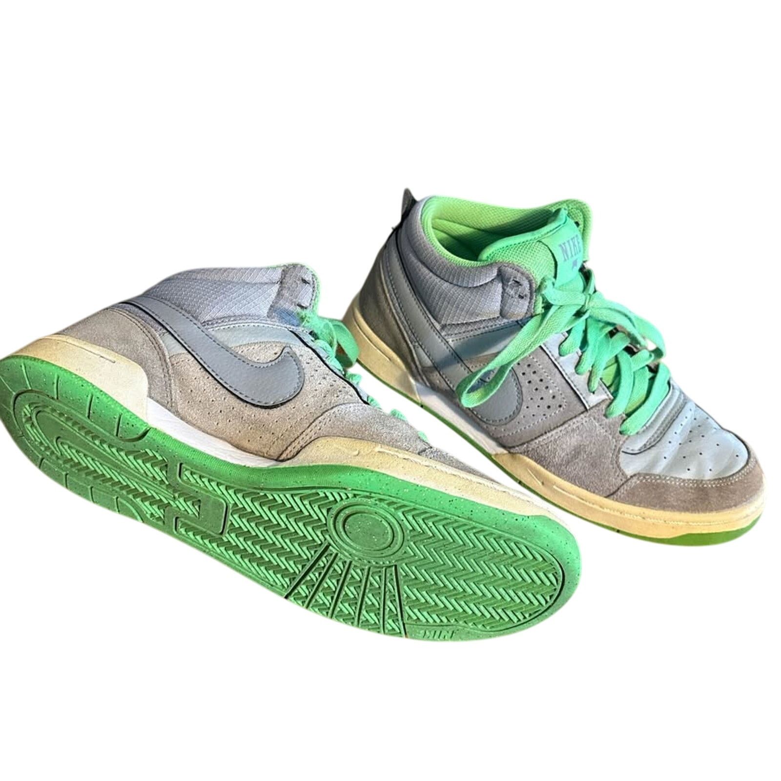 Nike Nike Renzo 2 Mid Gray and neon green Size 7.5 Size US 7.5 / EU 40-41 - 5 Thumbnail