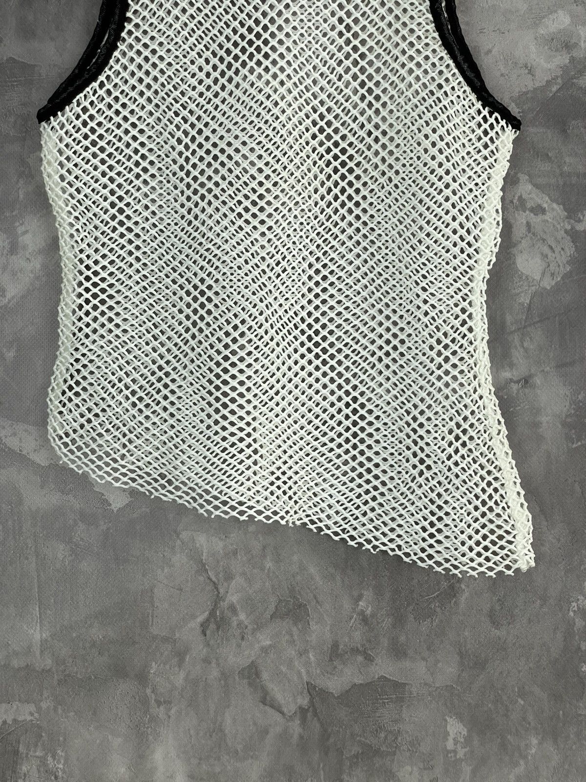 Hysteric Glamour Avant Garde Y2K Mesh Abstract Design Tank Top Size M / US 6-8 / IT 42-44 - 5 Thumbnail