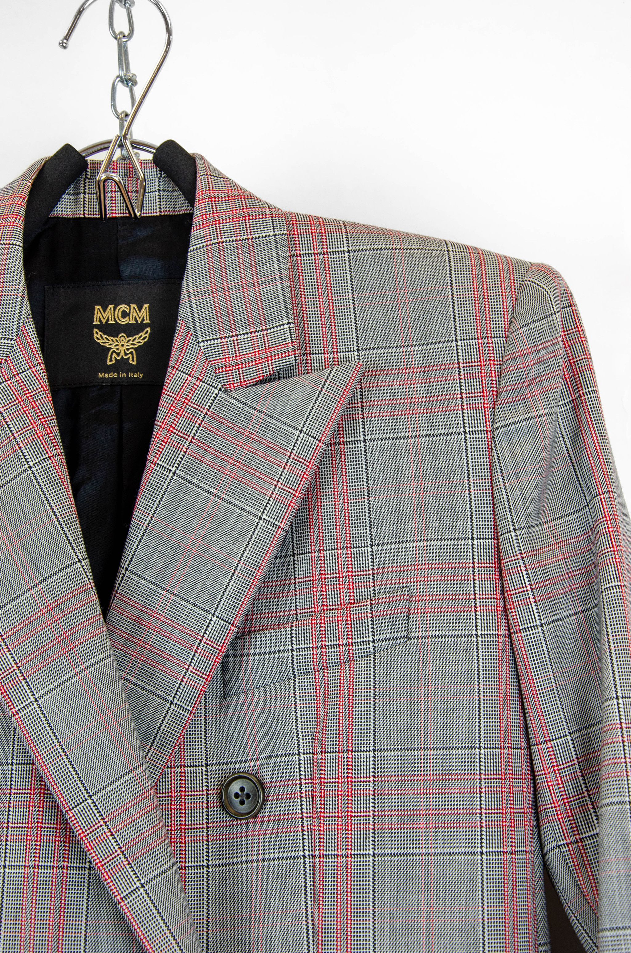 MCM MCM Check Double Breasted Blazer – Size 38 Size XS / US 0-2 / IT 36-38 - 5 Thumbnail