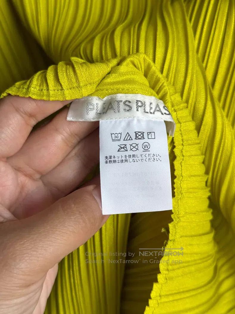 Issey Miyake Issey Miyake Medium Soft Yellow Top Size L / US 10 / IT 46 - 4 Thumbnail
