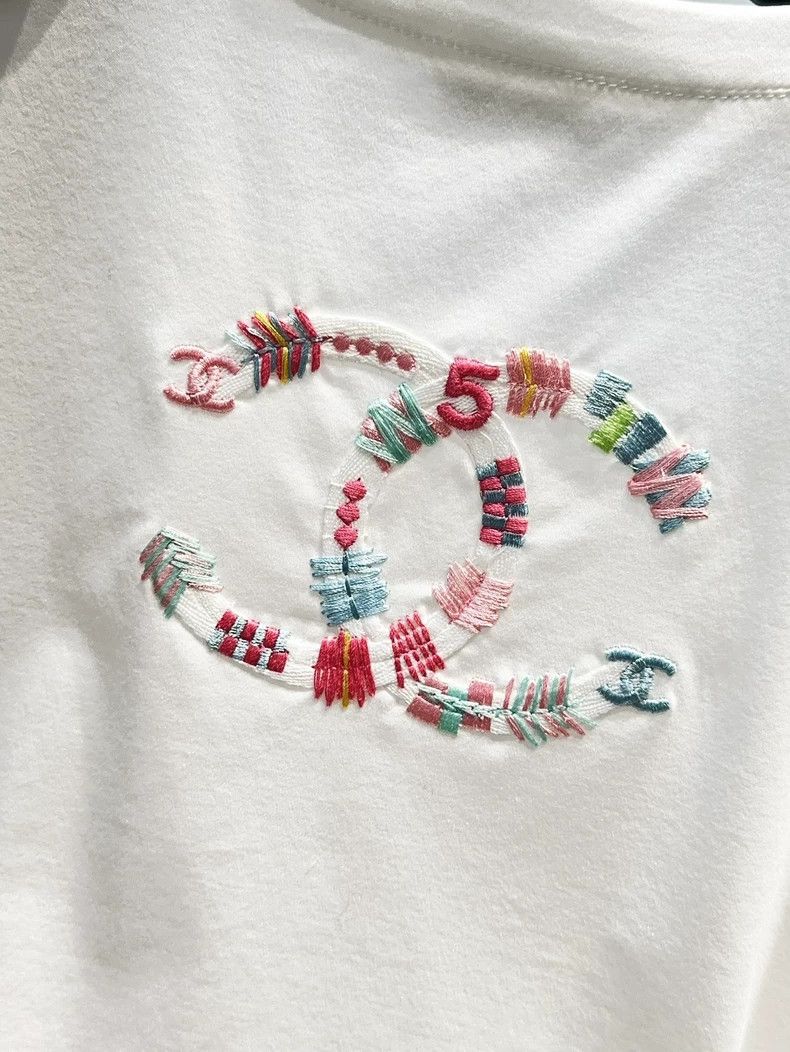 Chanel Chanel Beach series spring and summer show white heavy ind Size S / US 4 / IT 40 - 4 Thumbnail