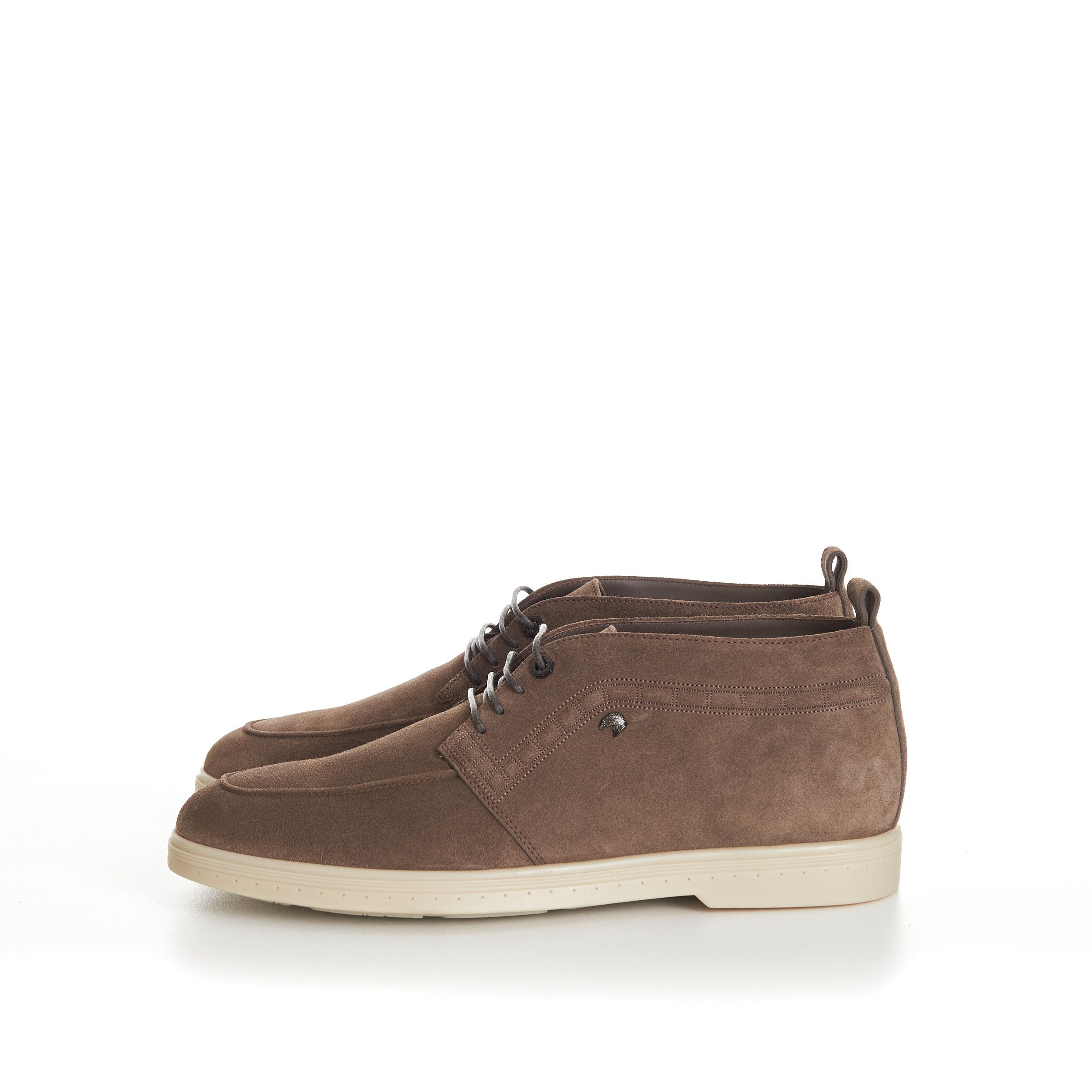 Stefano Ricci Brown Suede Lace Up Chukka Boots With Rubber Soles Size US 11 / EU 44 - 4 Thumbnail