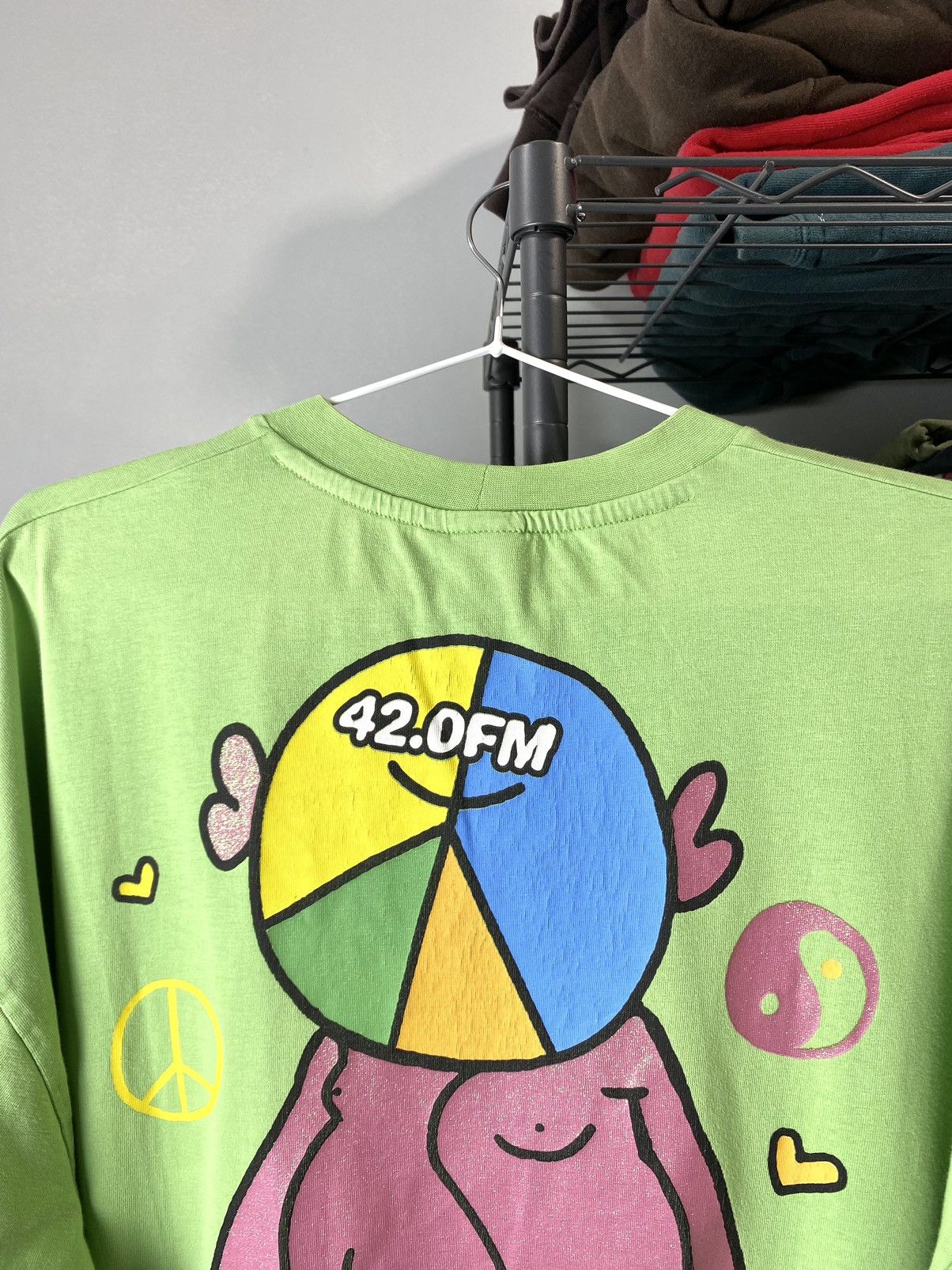 Band Tees 420 Big Boys Radio Psychedelic LSD Art T Shirt Opium Drugs Size US L / EU 52-54 / 3 - 8 Thumbnail