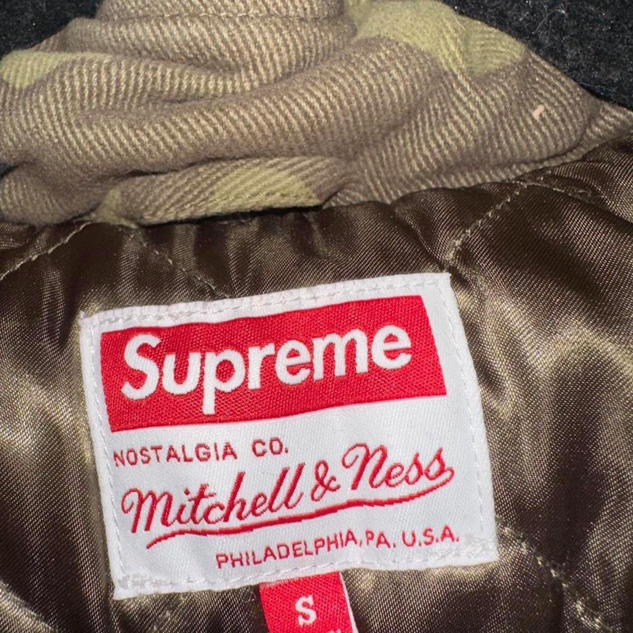 Mitchell & Ness × Supreme SOLD!!! Supreme Mitchell & Ness Twill Stadium Jacket FW24 Size US S / EU 44-46 / 1 - 4 Thumbnail