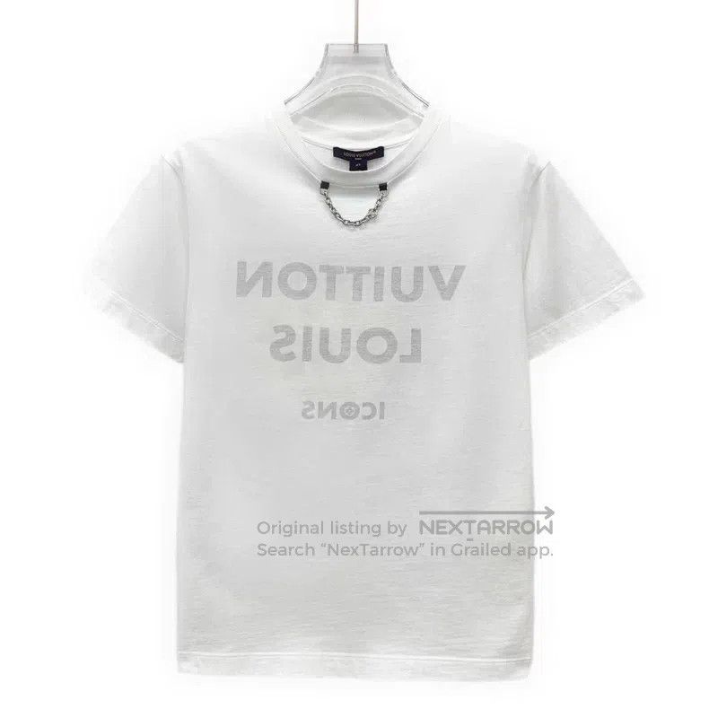 Louis Vuitton Louis Vuitton 23 white logo monogrammed cotton crewneck T- Size US XS / EU 42 / 0 - 1 Thumbnail