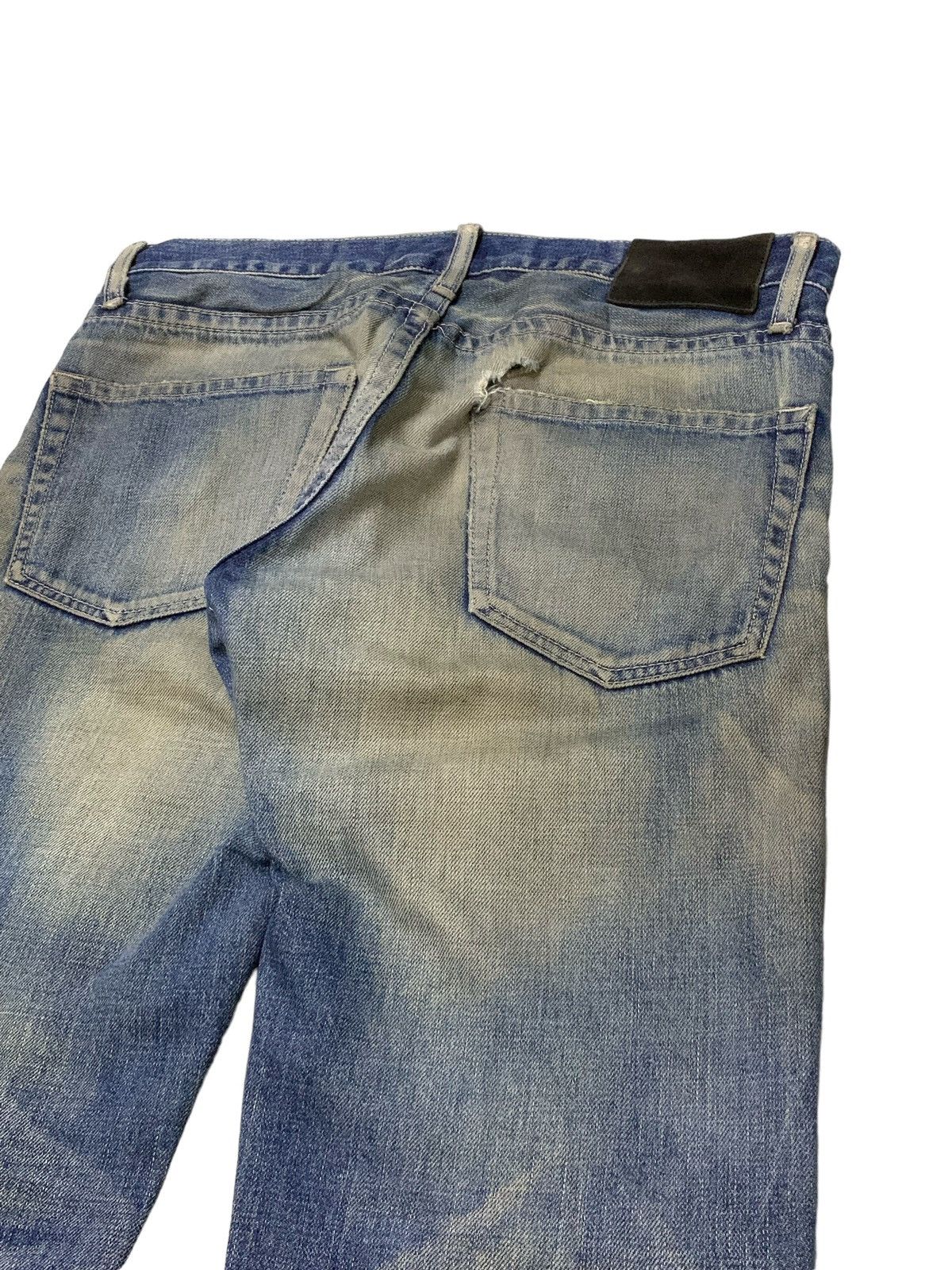 Hysteric Glamour × Japanese Brand Disrev Japan Mud Wash Flared Faded Jeans Size US 32 / EU 48 - 13 Thumbnail
