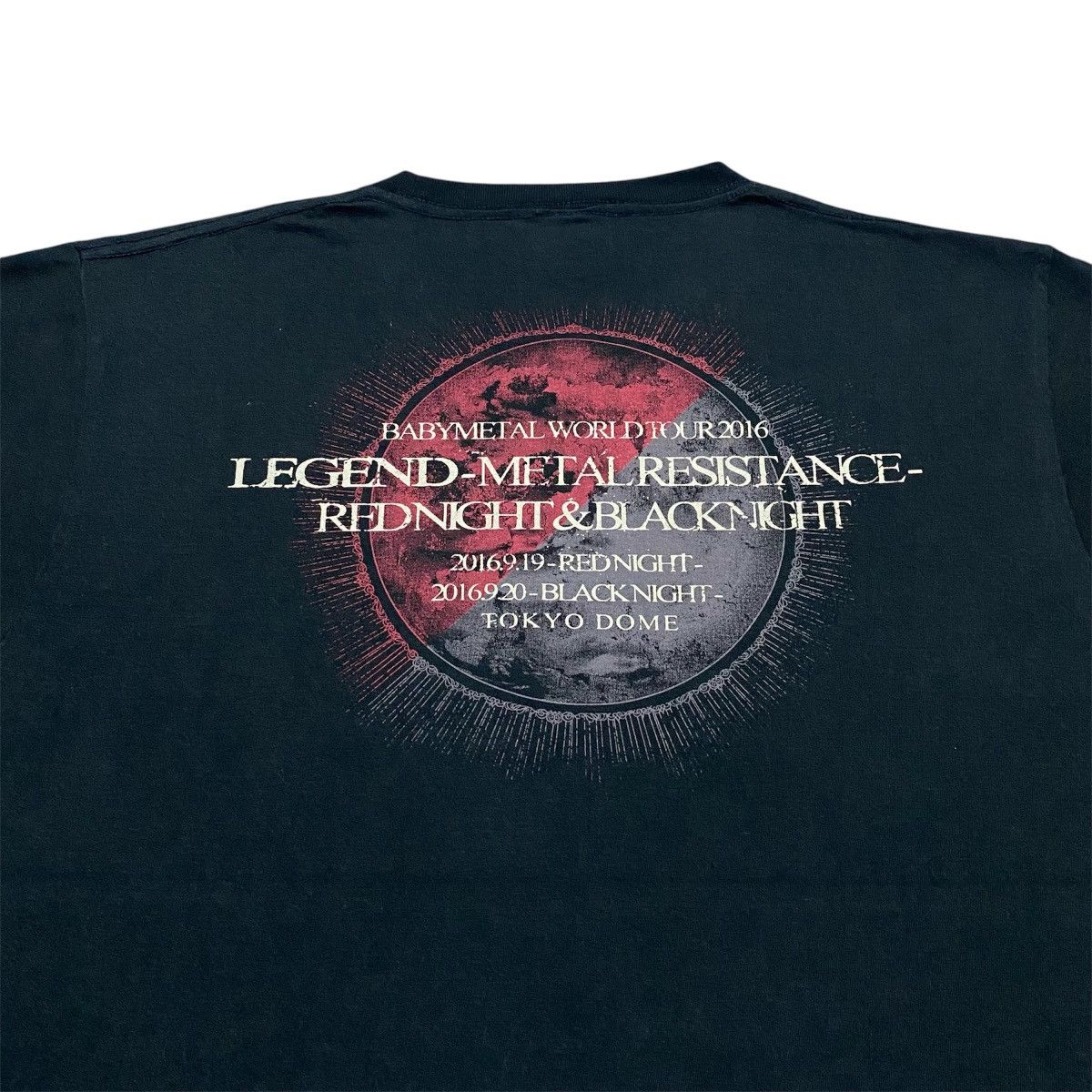 Band Tees Rare‼️🔥Babymetal 2019 Metal World Tour Concert T-Shirt Size US L / EU 52-54 / 3 - 7 Thumbnail