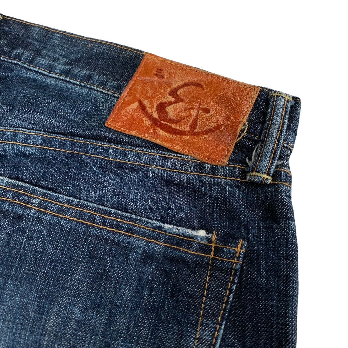 Eternal × Japanese Brand Japanese Brand Eternal Raw Denim Distressed Jeans Size US 34 / EU 50 - 4 Thumbnail