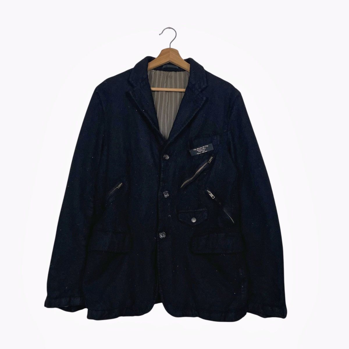 Comme des Garcons Comme Des Garcons Homme AD2005 Wool Multipocket Jacket Size US M / EU 48-50 / 2 - 1 Thumbnail