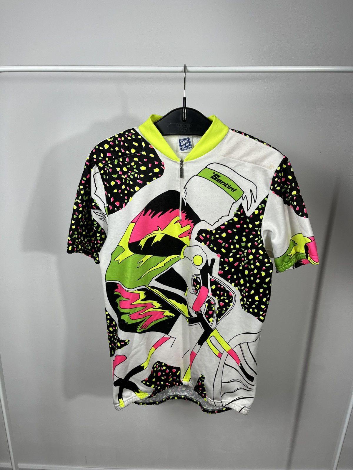 Other Vintage Santini Cycling Jersey Made in Italy XXL Bike Shirt Size US XXL / EU 58 / 5 - 1 Thumbnail