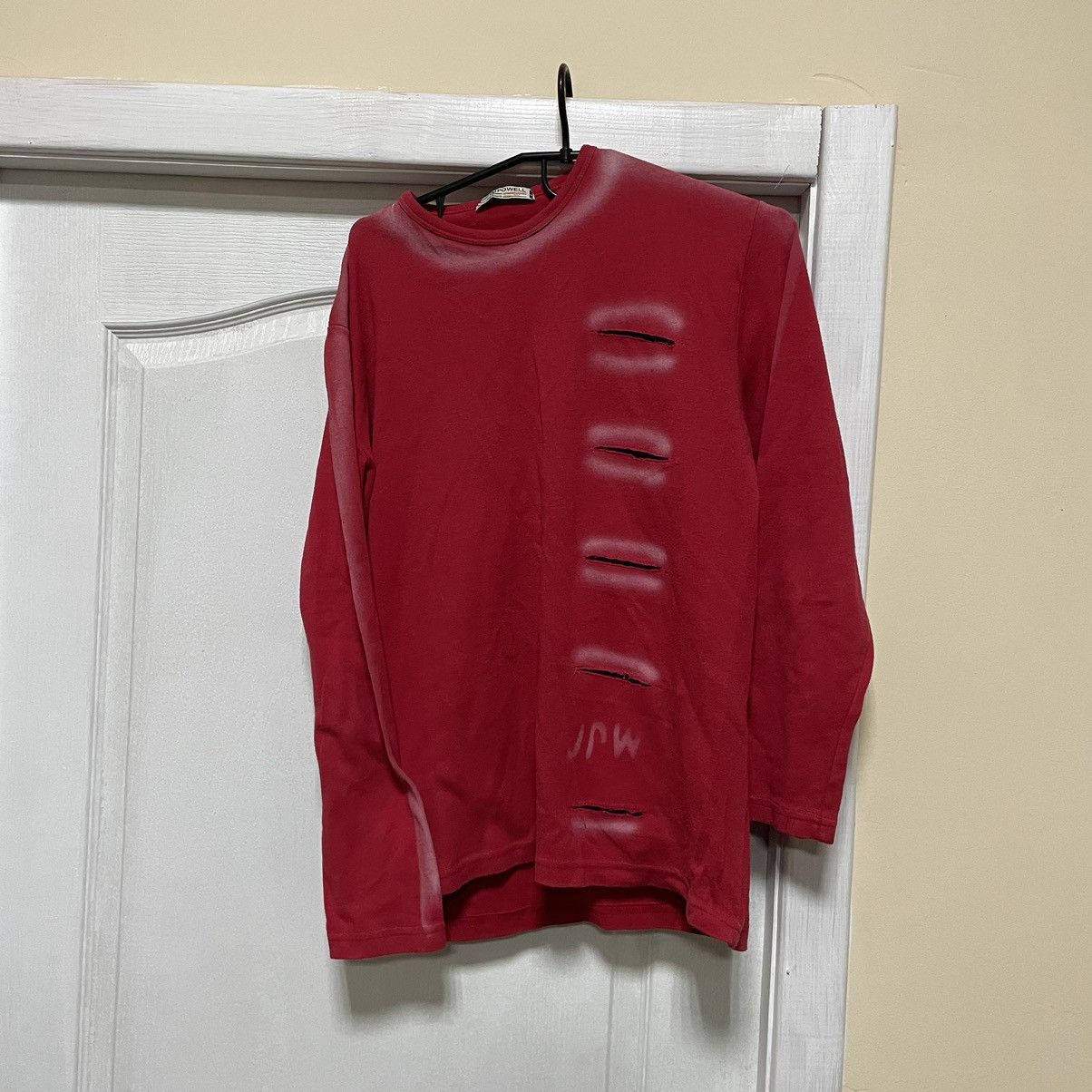 If Six Was Nine × Japanese Brand Vintage 90s Avant Garde Slim long sleeve tee shirt fire jpg Size L / US 10 / IT 46 - 1 Thumbnail