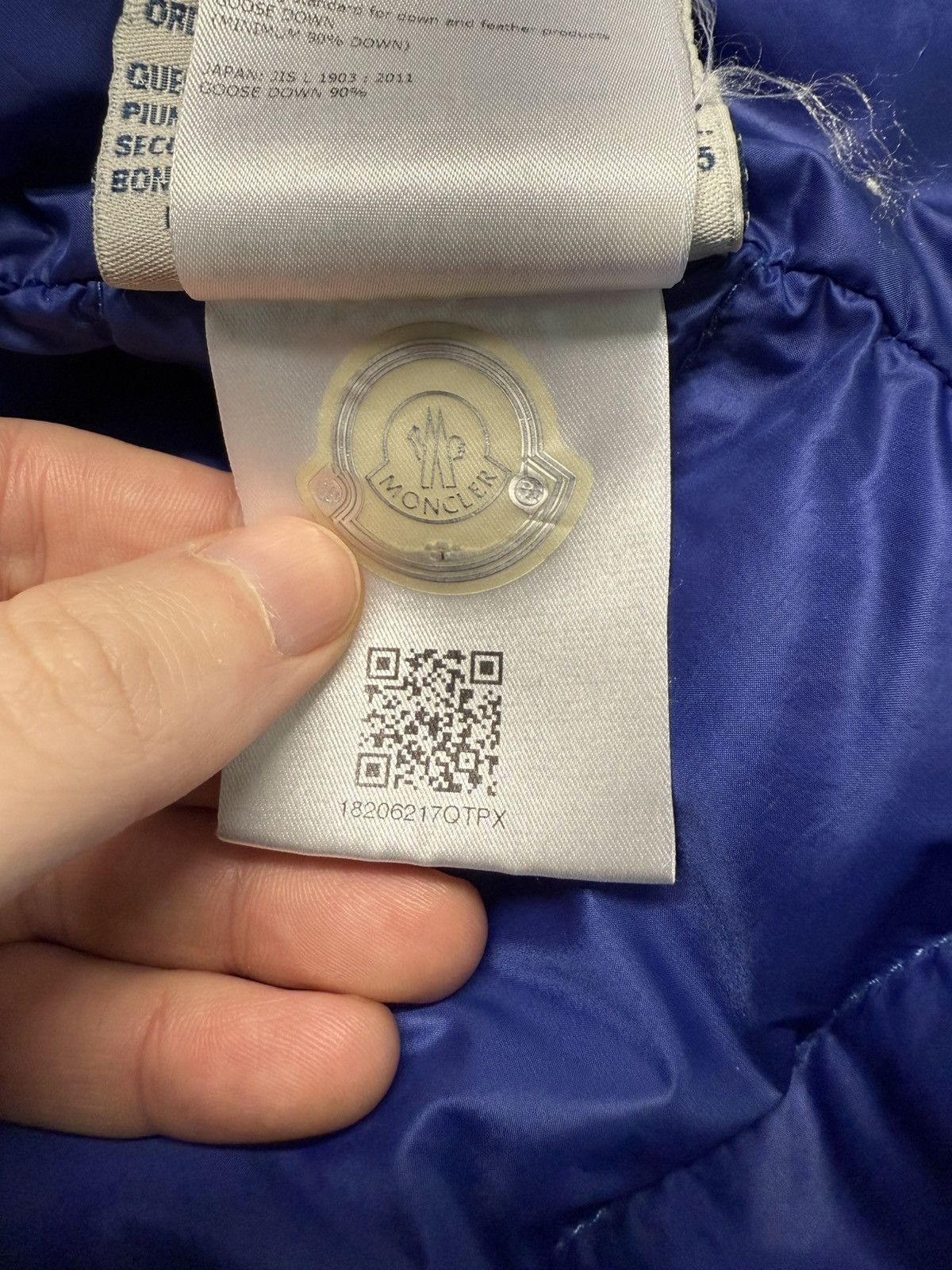 Moncler Moncler Cyclope Men’s Down Puffer Jacket Size 4 (L) Blue Size US L / EU 52-54 / 3 - 10 Thumbnail