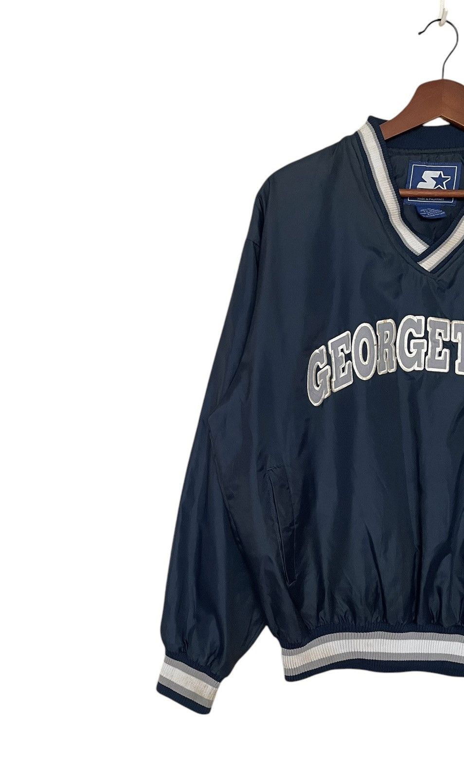 NFL × Starter × Vintage Vintage Brand Starter NFL Georgetown Sweatshirt 1990s Size US S / EU 44-46 / 1 - 3 Thumbnail