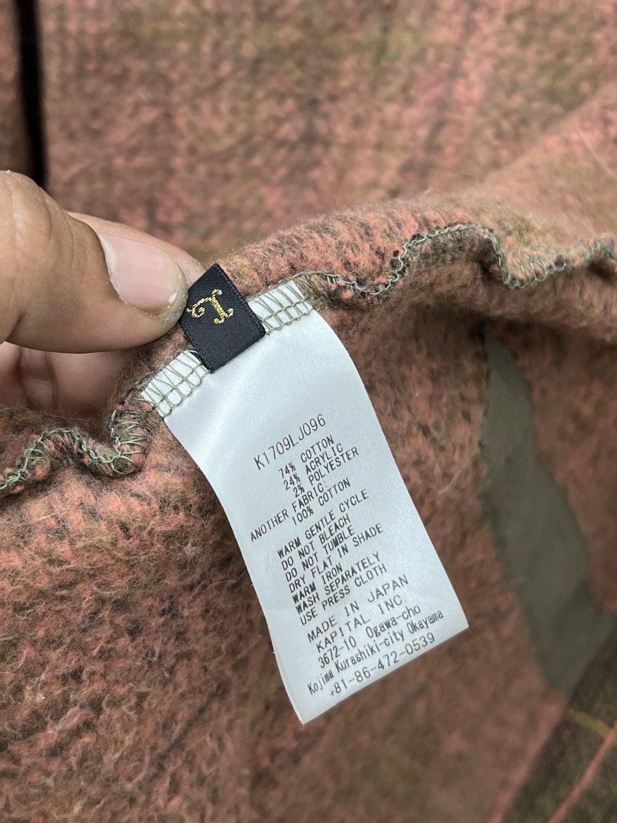 Kapital 🔥🔥🔥ARCHIVE KAPITAL KOBE TWEED KNIT FLEECE JACKET Size US M / EU 48-50 / 2 - 12 Thumbnail