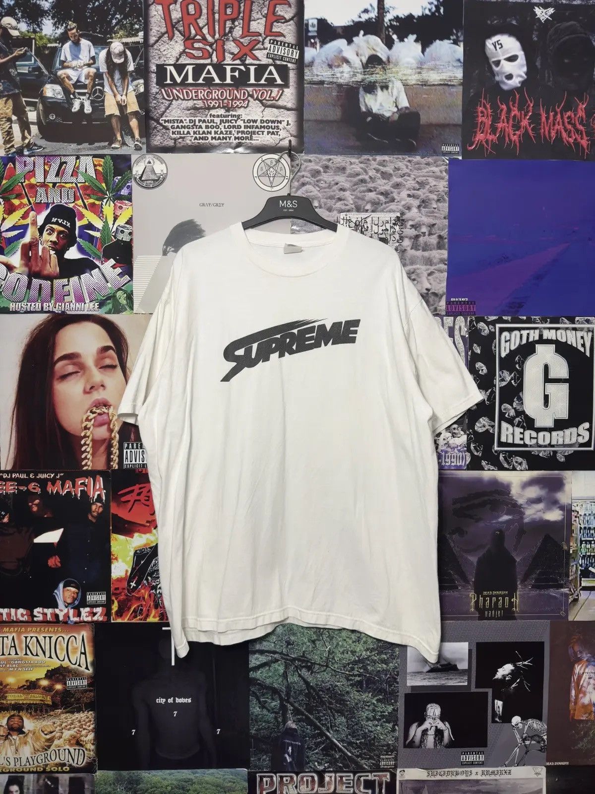 Supreme Supreme Mont Blanc Tee Size US XXL / EU 58 / 5 - 1 Thumbnail