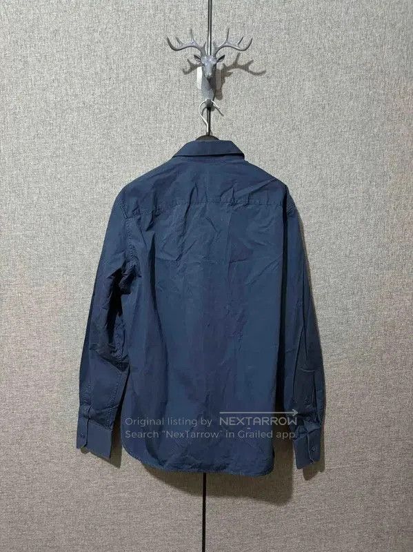 Louis Vuitton Louis Vuitton Blue Cotton Embroidered Logo Shirt . Size US M / EU 48-50 / 2 - 2 Thumbnail