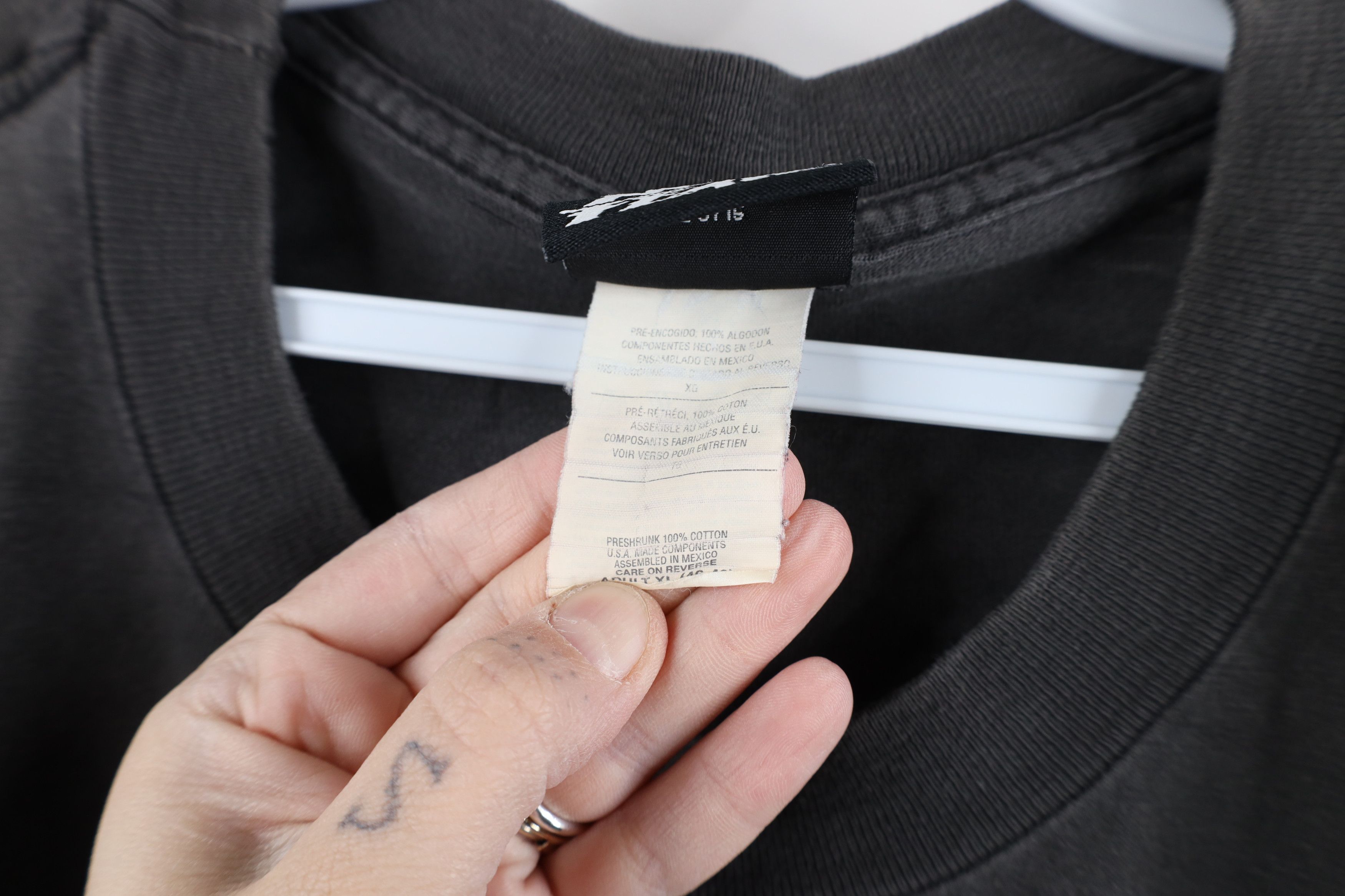 Vintage Vintage 90s No Fear Spell Out You Suck Racing T-Shirt Black Size US XL / EU 56 / 4 - 10 Thumbnail