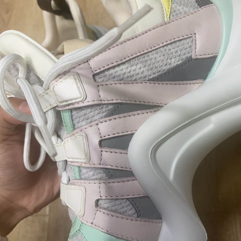 Louis Vuitton Louis Vuitton Archlight Sneakers in Pink and White -2508 Size US 6.5 / EU 39-40 - 9 Thumbnail