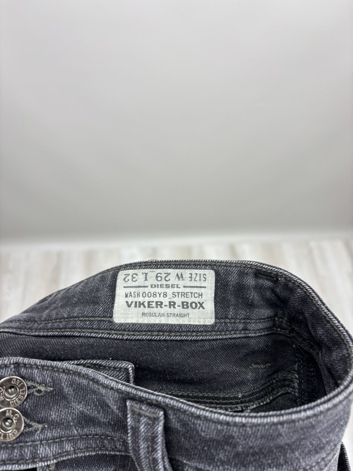 Diesel Mens jeans Diesel Size 29 Color Black Size US 29 - 10 Thumbnail