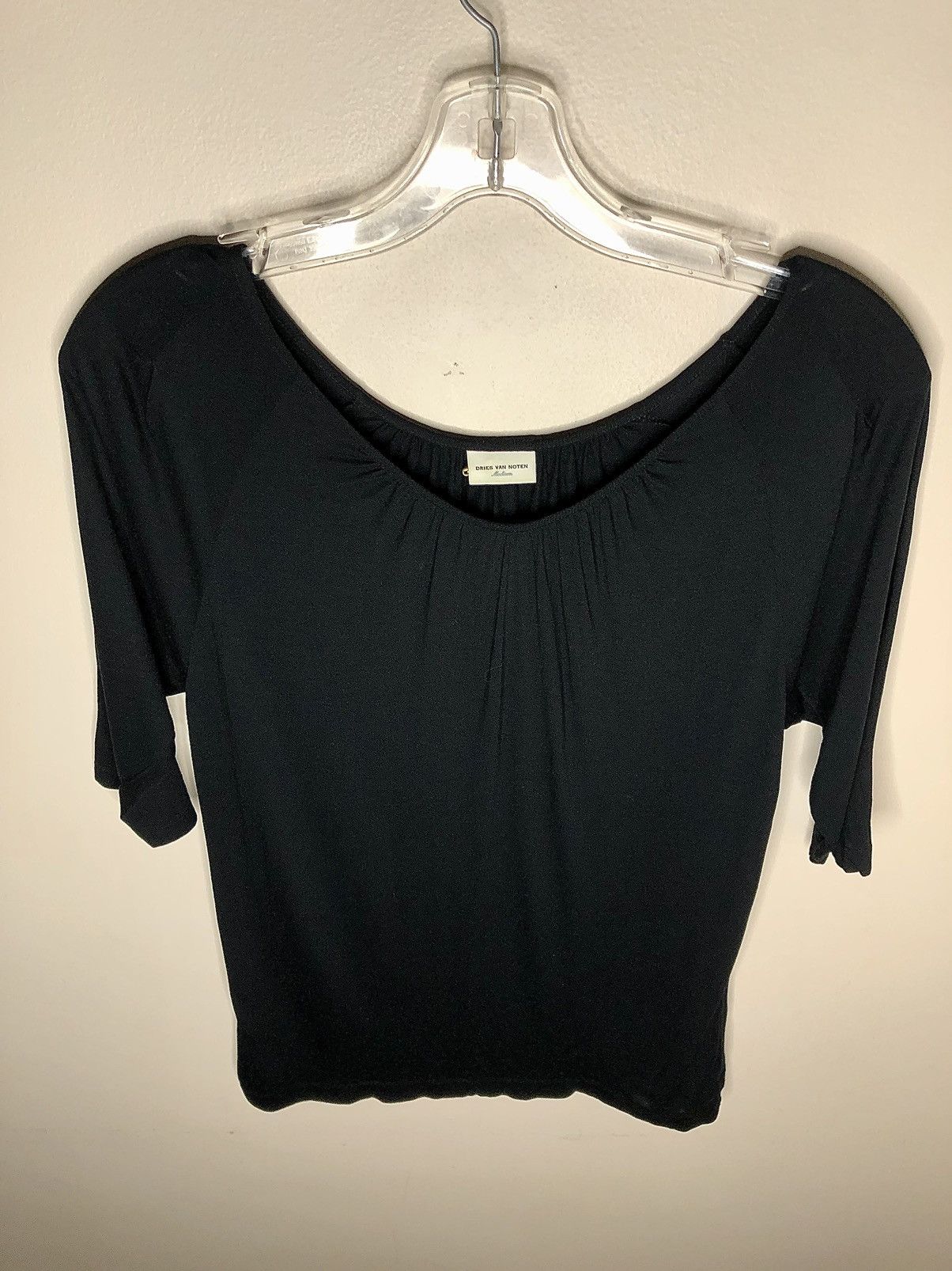 Dries Van Noten Dries Van Noten Draped Scoop Neck Blouse Size M / US 6-8 / IT 42-44 - 5 Thumbnail