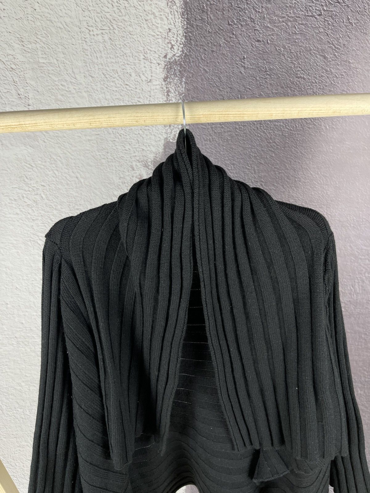 Carlo Colucci Carlo Colucci wool avant garde asymmetric cardigan Size L / US 10 / IT 46 - 7 Thumbnail