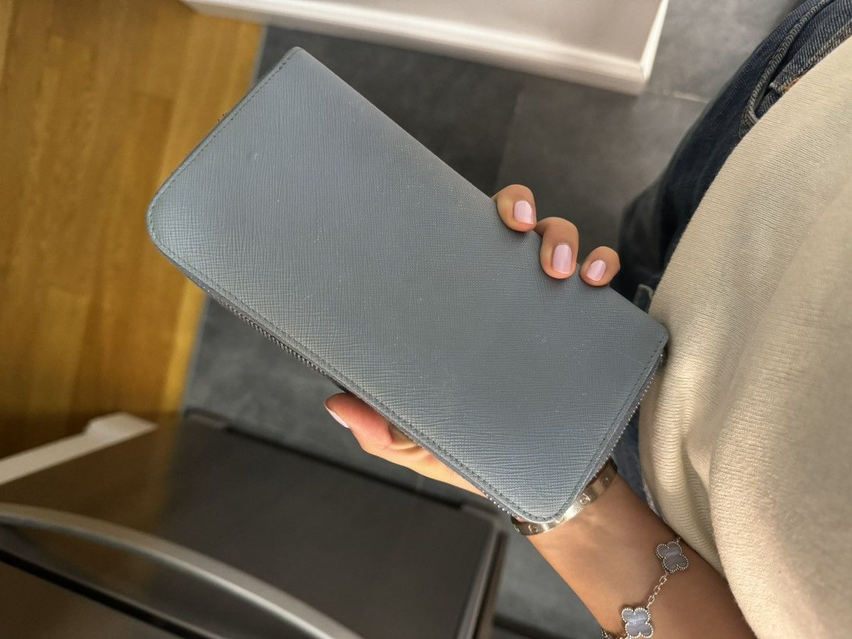 Prada Prada Baby Blue Vintage Wallet Size ONE SIZE - 5 Thumbnail