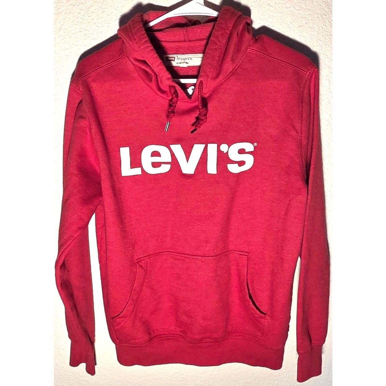 Levi's Cozy Red Levi's Women's Small Hoodie - Perfect for Everyday! Size S / US 4 / IT 40 - 1 Thumbnail