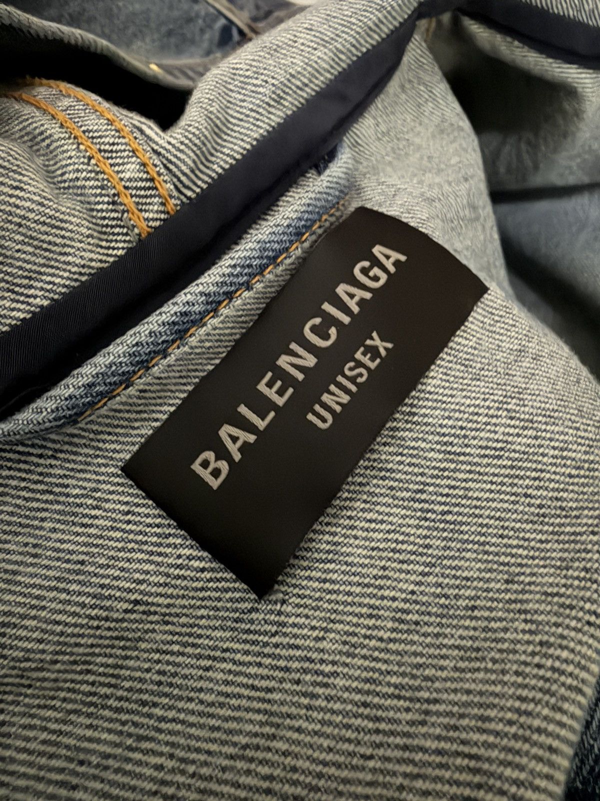 Balenciaga Balenciaga Rhinestone distressed scribble Size US L / EU 52-54 / 3 - 8 Thumbnail