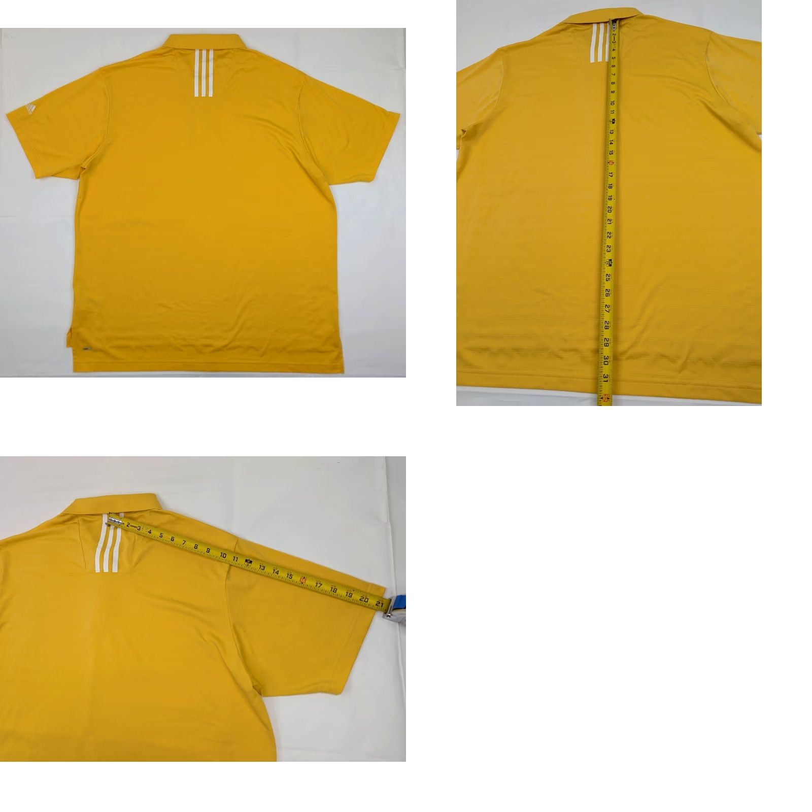 Adidas Adidas Climalite Golf Polo Shirt Men XL Short Sleeve Texture Stripes 938007 Size US XL / EU 56 / 4 - 8 Thumbnail