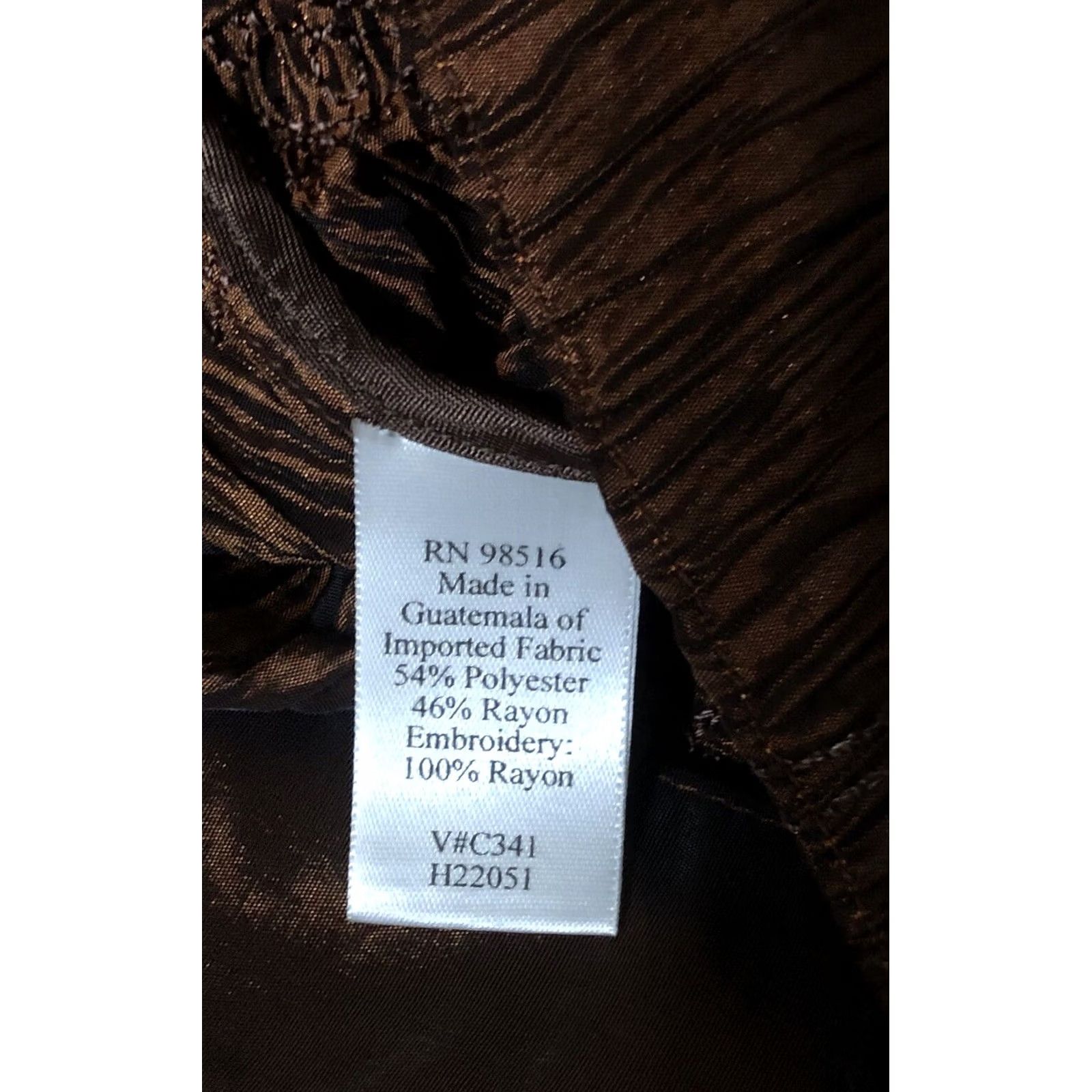 Coldwater Creek Coldwater Creek Shacket Ruched Satin Top M Brown Button pockets Cottage Boho Size M / US 6-8 / IT 42-44 - 5 Thumbnail