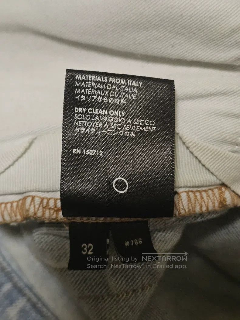 Amiri Amiri Washed Light Color Hole Denim Jeans Size US 32 / EU 48 - 6 Thumbnail