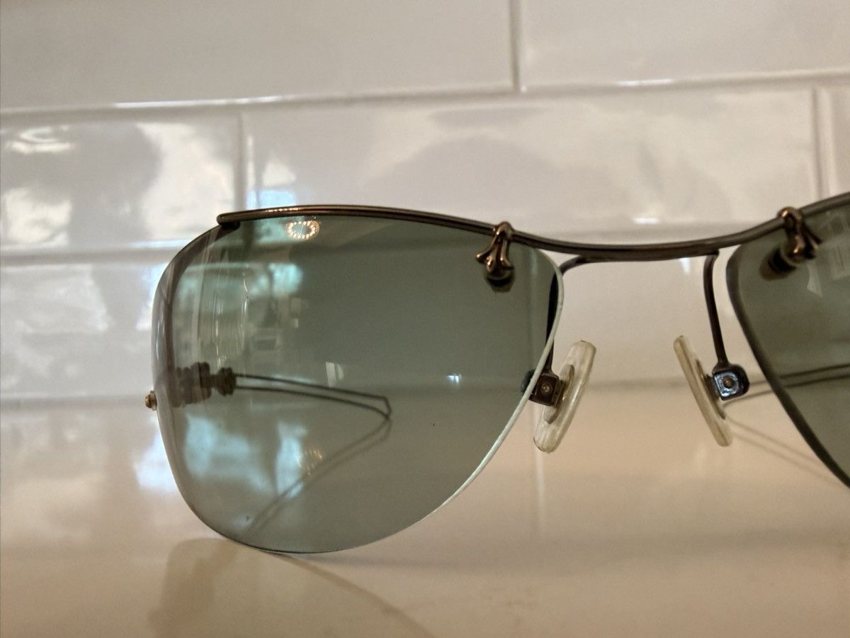 Chrome Hearts Chrome Hearts Drag Pipe I D.P.I Cross Engraved Sunglasses Size ONE SIZE - 7 Thumbnail