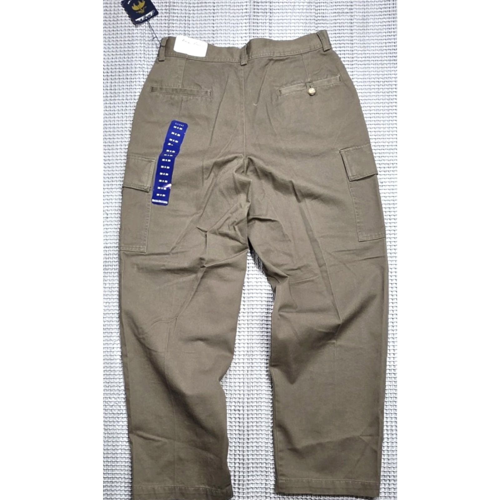 Brooks Brothers VINTAGE Brooks Brothers Pants Men 30X30 Cargo Baggy Cotton Canvas 90s Green Size US 30 / EU 46 - 3 Thumbnail