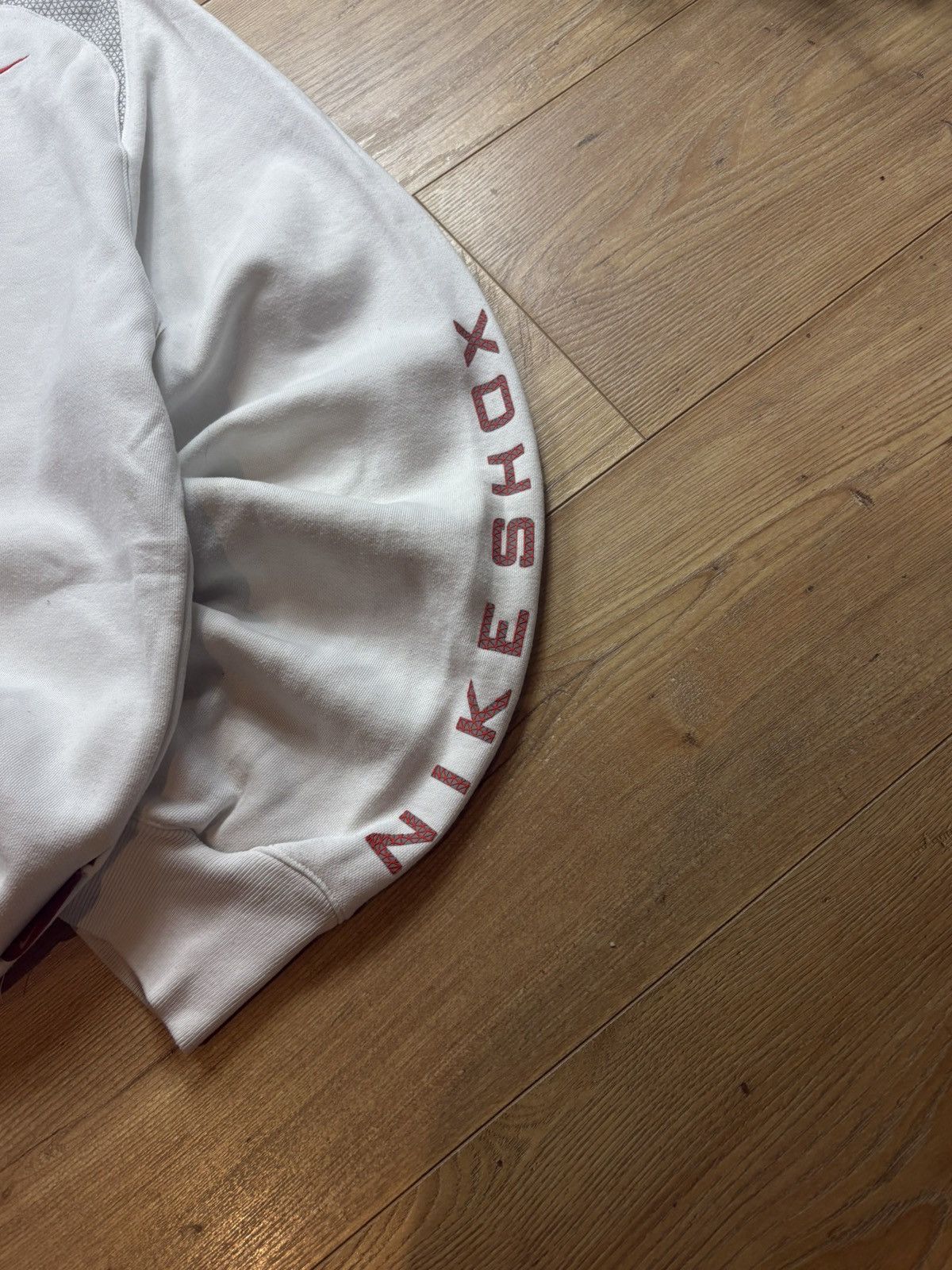 Nike 00s Nike Shox Vintage Big Logo Drill Spellout Sweatshirt Y2K Size US L / EU 52-54 / 3 - 4 Thumbnail
