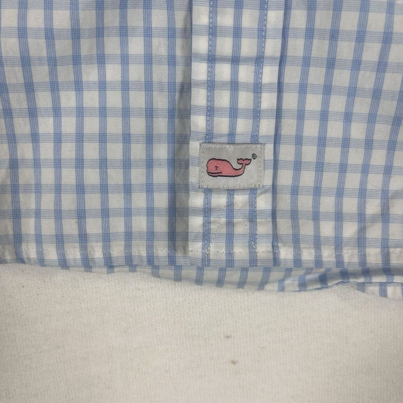 Vineyard Vines Vineyard Vines Murray Shirt Classic Fit Mens M Long Sleeve Button-Down Check Blue L/S Size US M / EU 48-50 / 2 - 4 Thumbnail