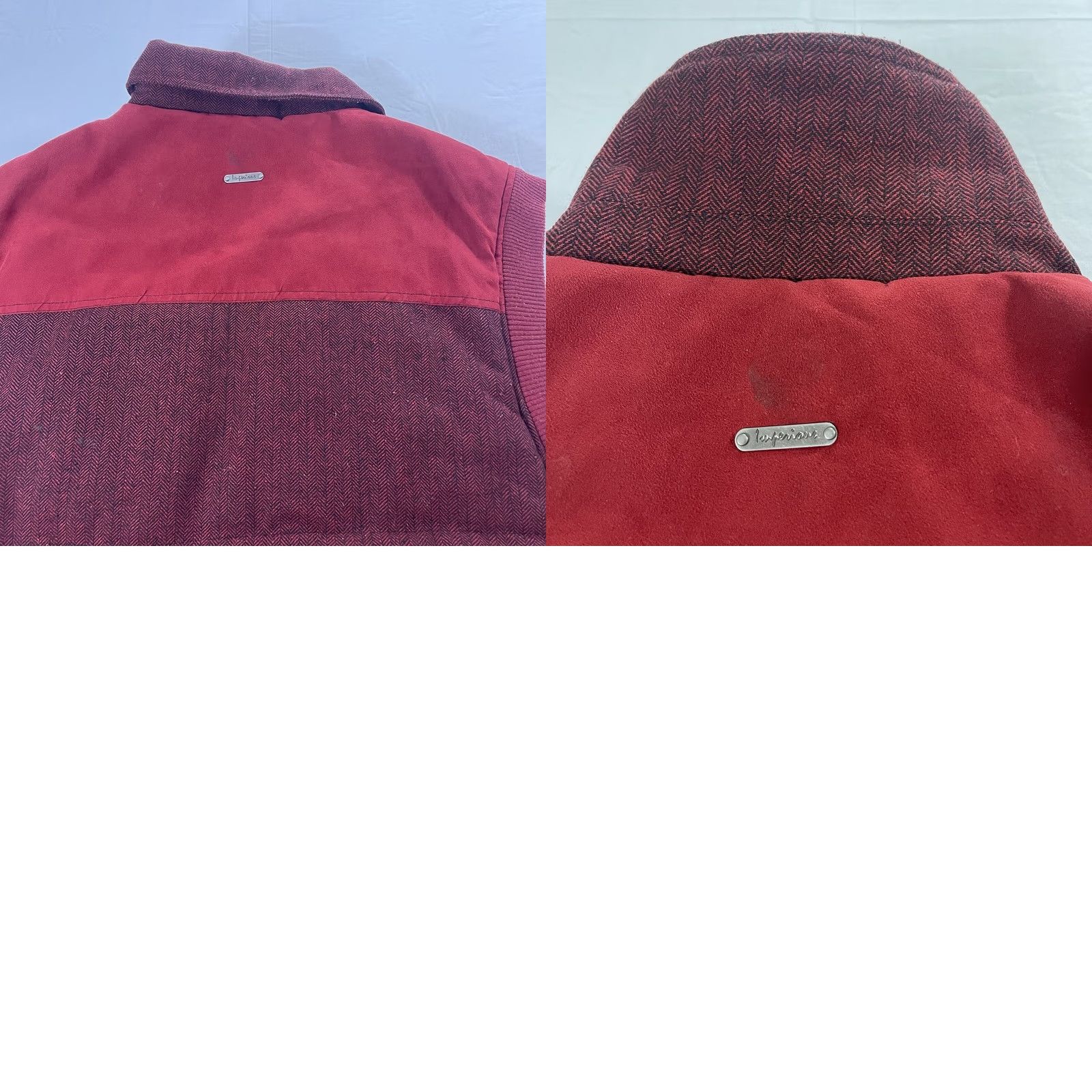 Vintage VINTAGE Imperious 2XL Vest Full Zip Quilted Lining Red Maroon Shirt Mens Size US XXL / EU 58 / 5 - 10 Thumbnail