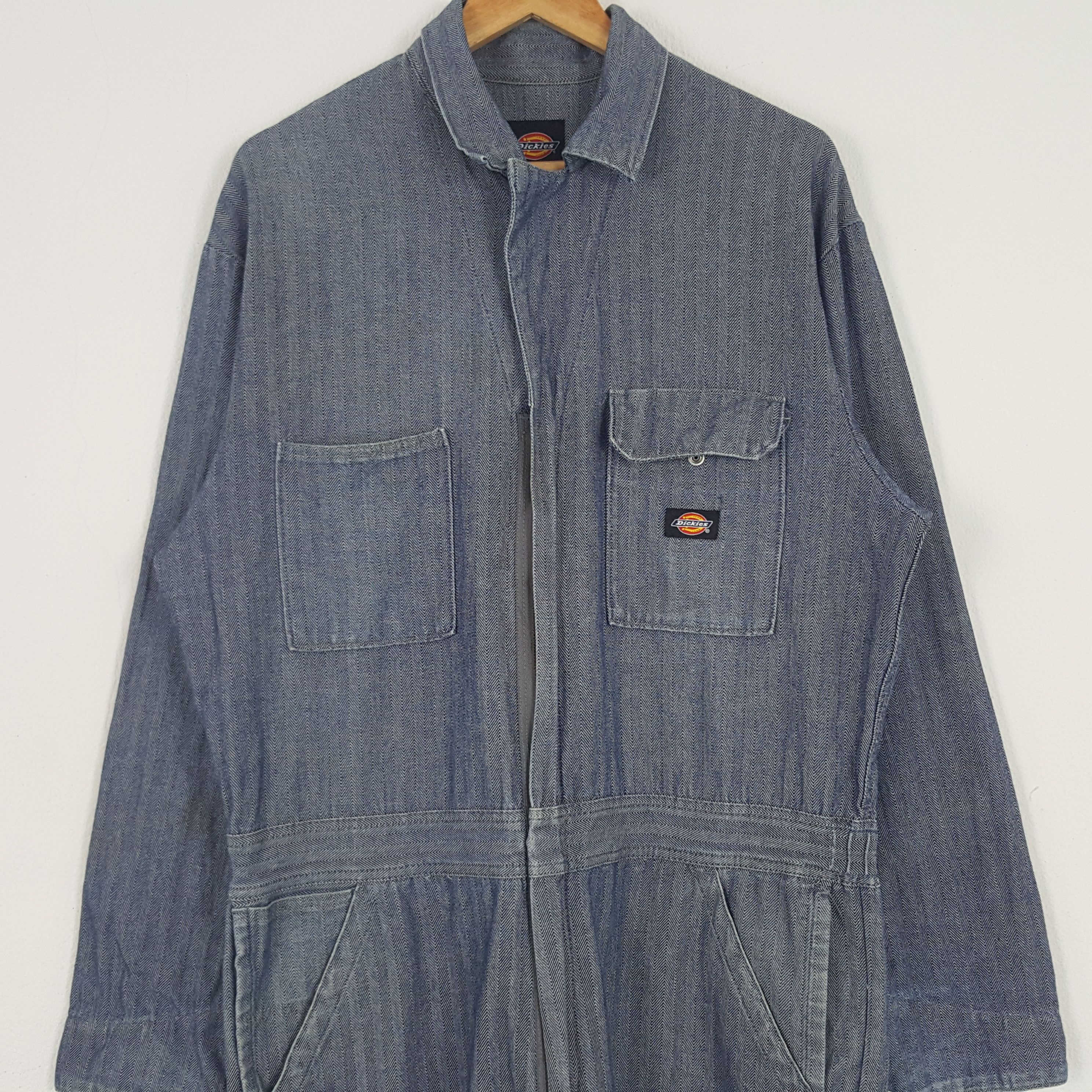 Dickies × Stussy × Vintage Vintage Dickies X Stussy American Custom Art Coverall Jacket Size US L / EU 52-54 / 3 - 5 Thumbnail