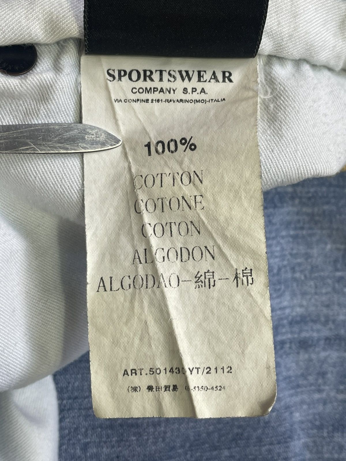 Stone Island Vintage Stone Island Denim Jeans Baggy 90s Y2K Patch Logo Size US 34 / EU 50 - 15 Thumbnail