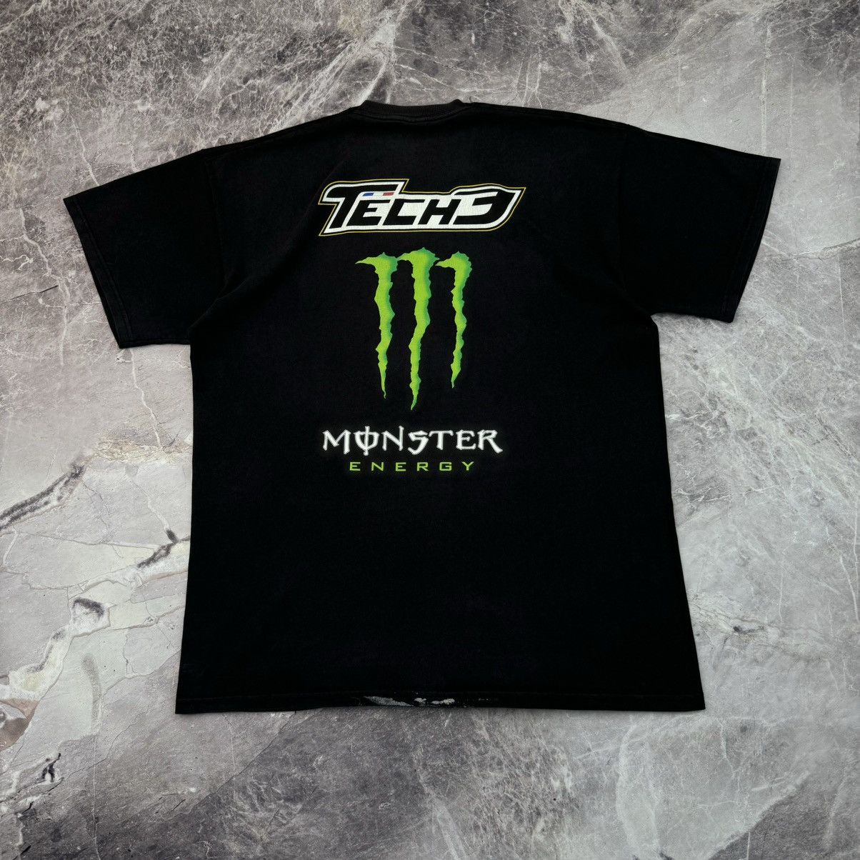 Vintage Monster Energy Tech 3 T shirt Motorsport Rancing Bikers Size US XL / EU 56 / 4 - 12 Thumbnail