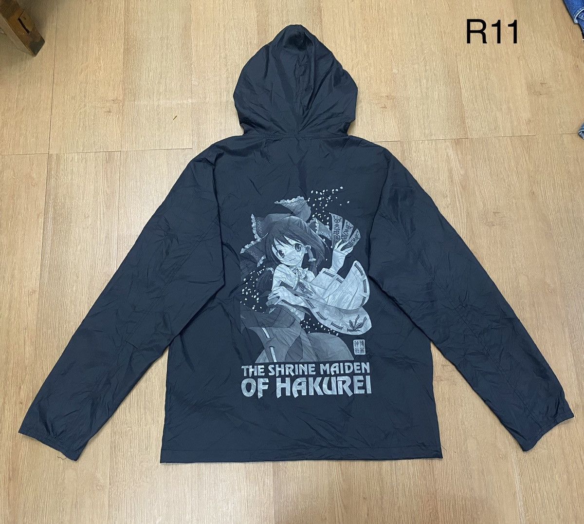 image of Anima x Vintage Best Offervintage The Shrine Maiden Of Hakurei Hoodies in Black, Men's (Size Medium