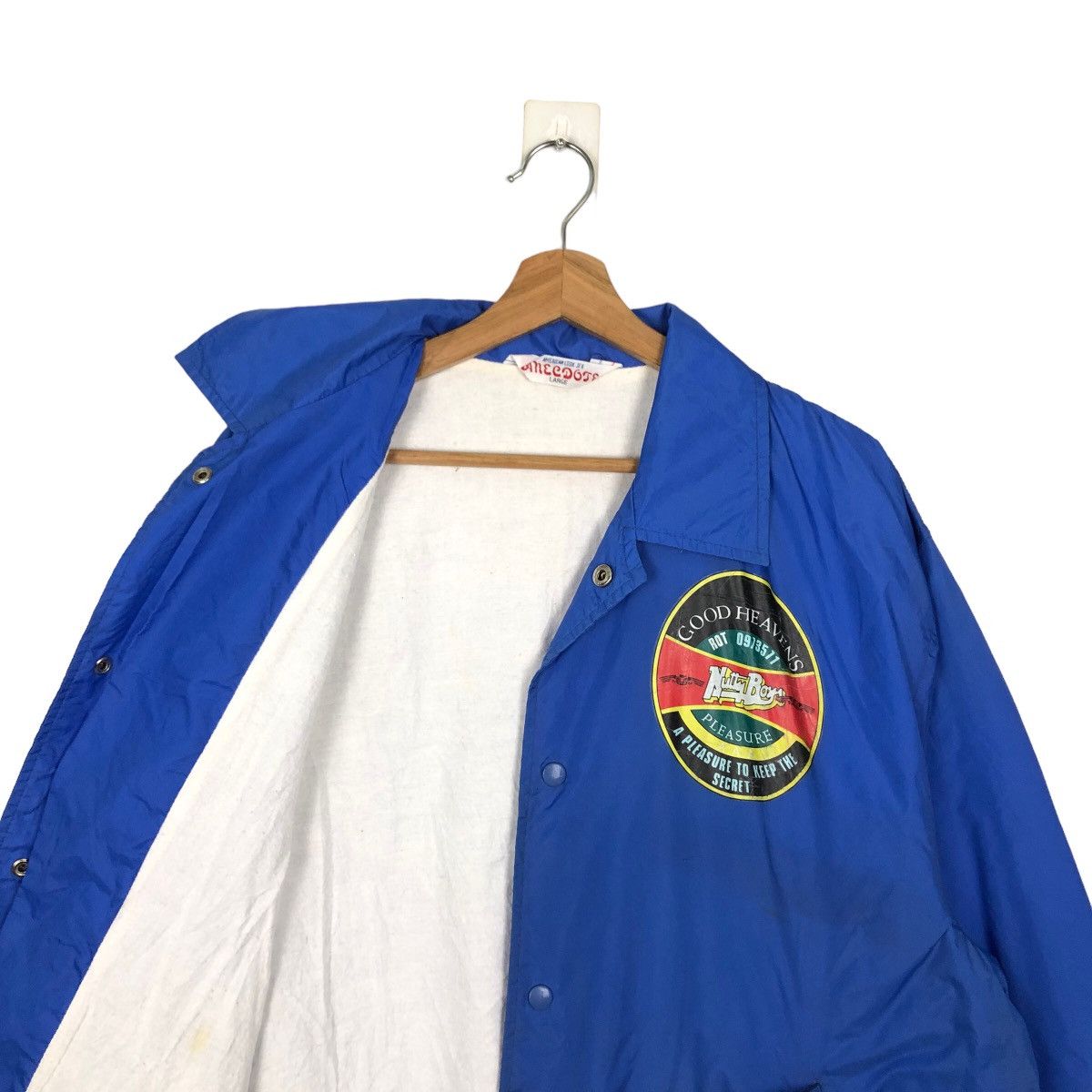 Japanese Brand VINTAGE AMERICAN LOOK NUTTY BOYS COACH JACKET BIG LOGO Size US L / EU 52-54 / 3 - 9 Thumbnail