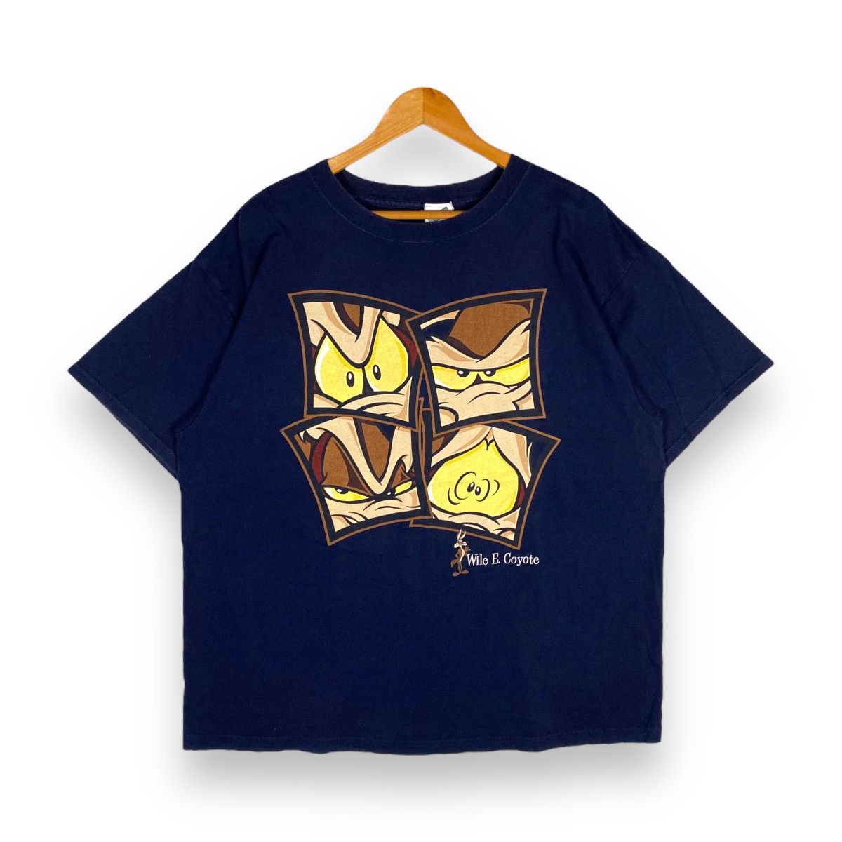 Cartoon Network × Vintage × Warner Bros VINTAGE 1999 WILE E COYOTE CARTOON MOVIE TEE Size US XL / EU 56 / 4 - 1 Thumbnail