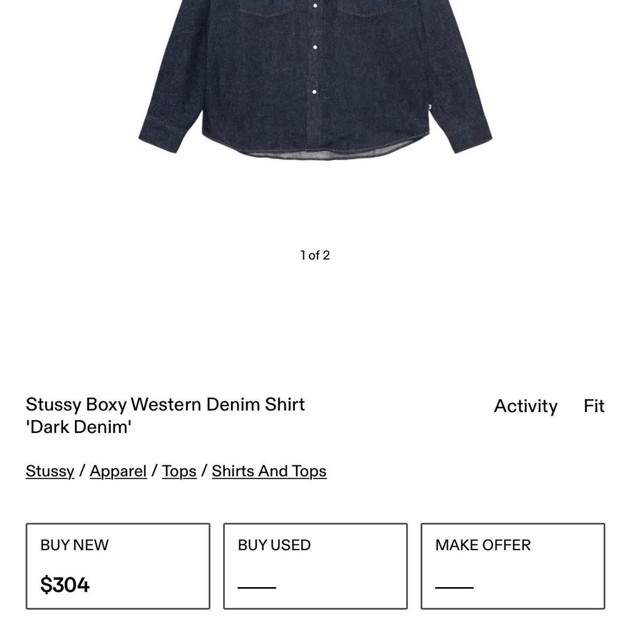 Stussy Stussy Boxy Western Denim Cotton Shirt Size US XL / EU 56 / 4 - 2 Thumbnail