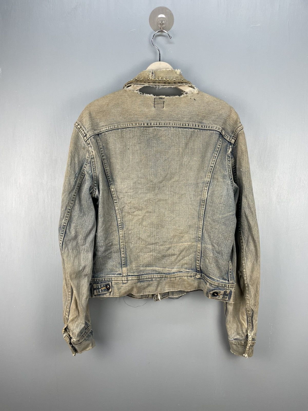 Lee × Vintage Vintage Lee tracker denim jacket distressed Size US L / EU 52-54 / 3 - 3 Thumbnail