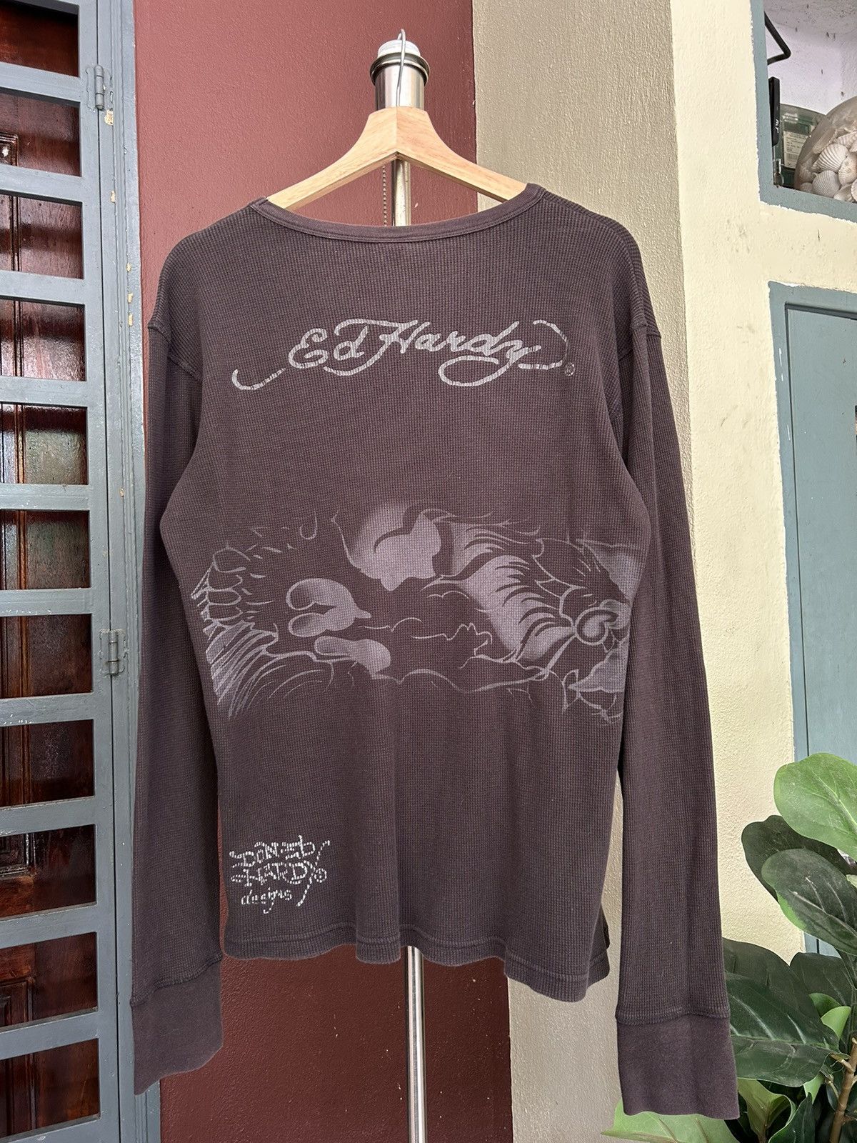 Ed Hardy ☠️Ed Hardy Skull Long Sleeve ☠️ Size US M / EU 48-50 / 2 - 5 Thumbnail