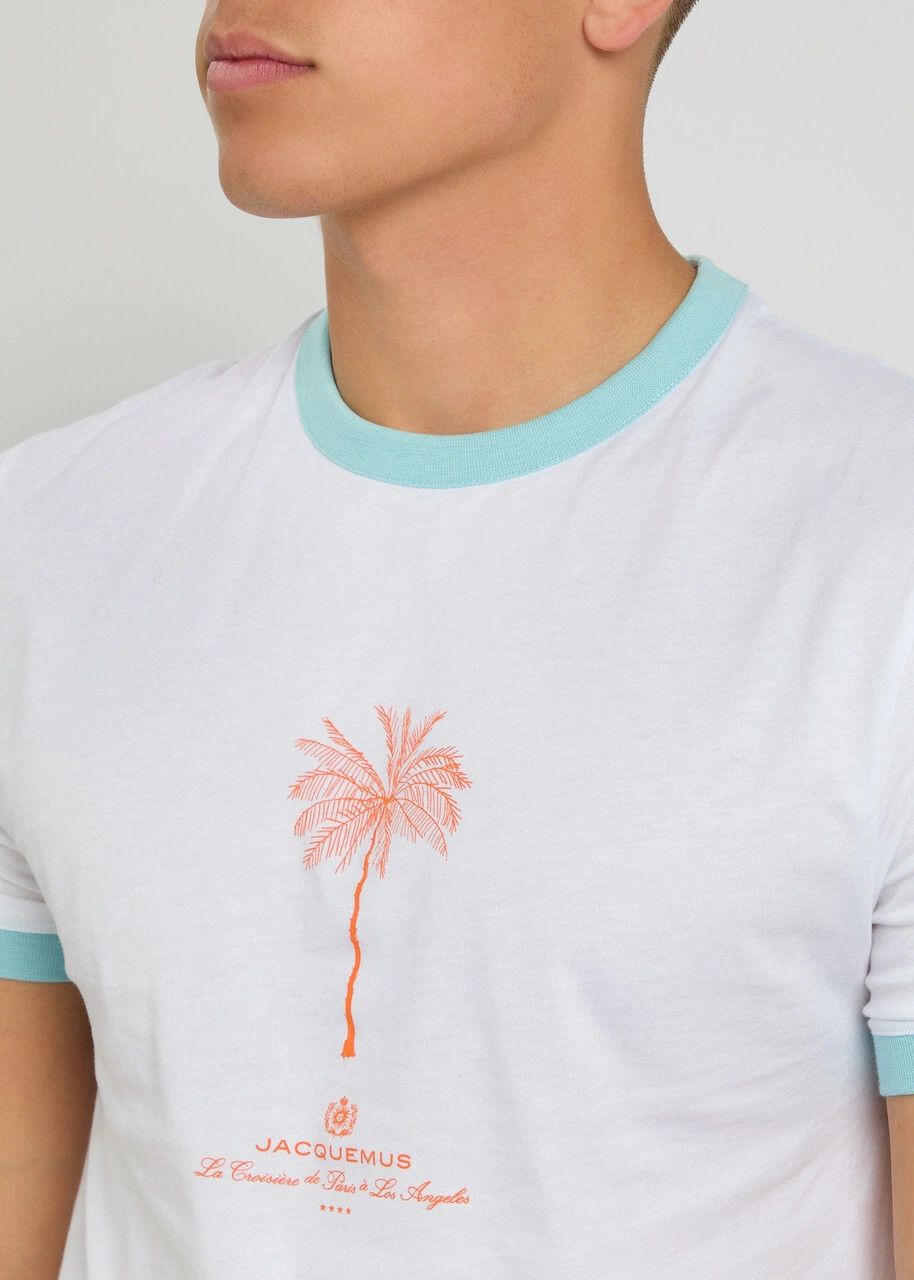 Jacquemus o1h1sh10525 Le T-Shirt Venice in White Size US XL / EU 56 / 4 - 5 Thumbnail