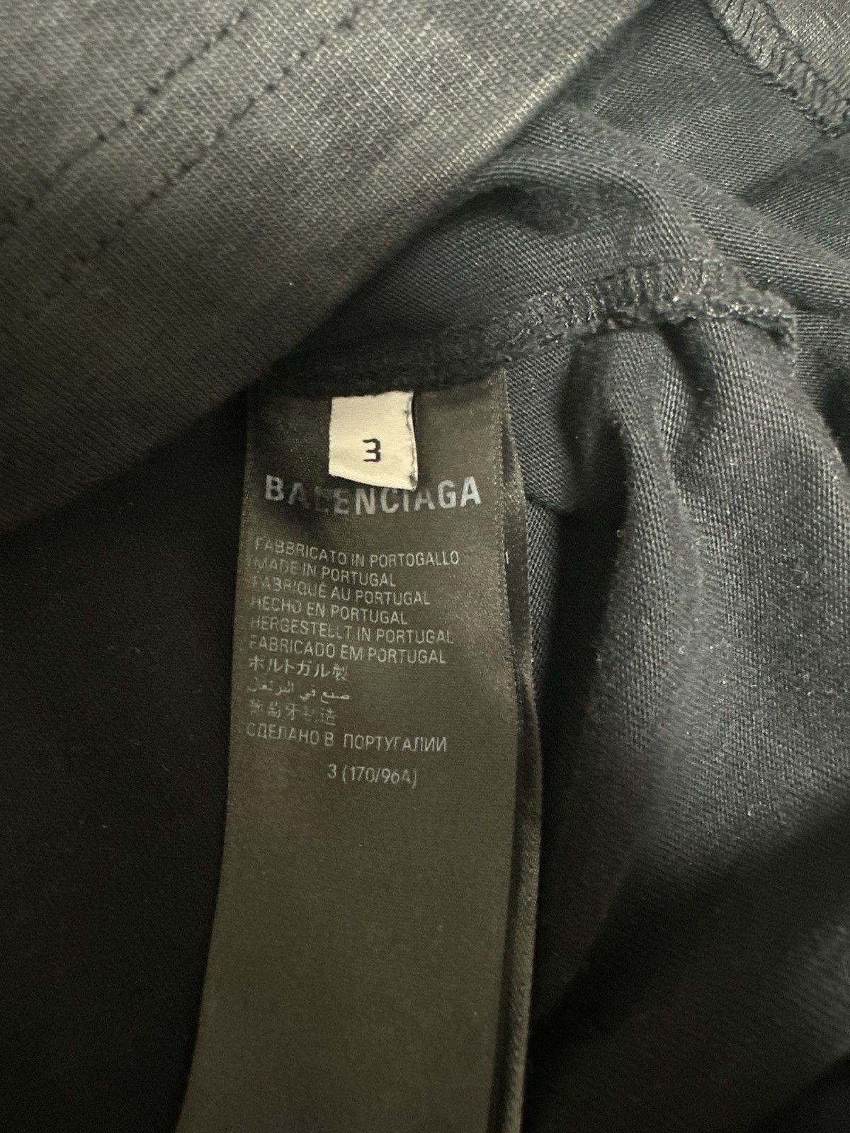 Balenciaga Balenciaga Crypto Tee Size US L / EU 52-54 / 3 - 9 Thumbnail