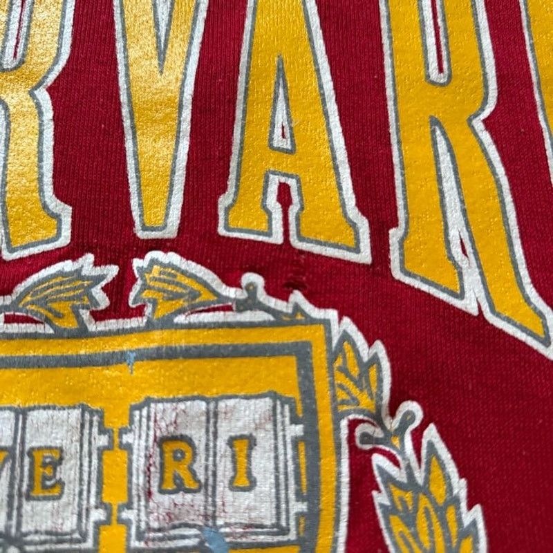 Vintage Vintage Red Harvard Painted Crew Neck Size US L / EU 52-54 / 3 - 3 Thumbnail