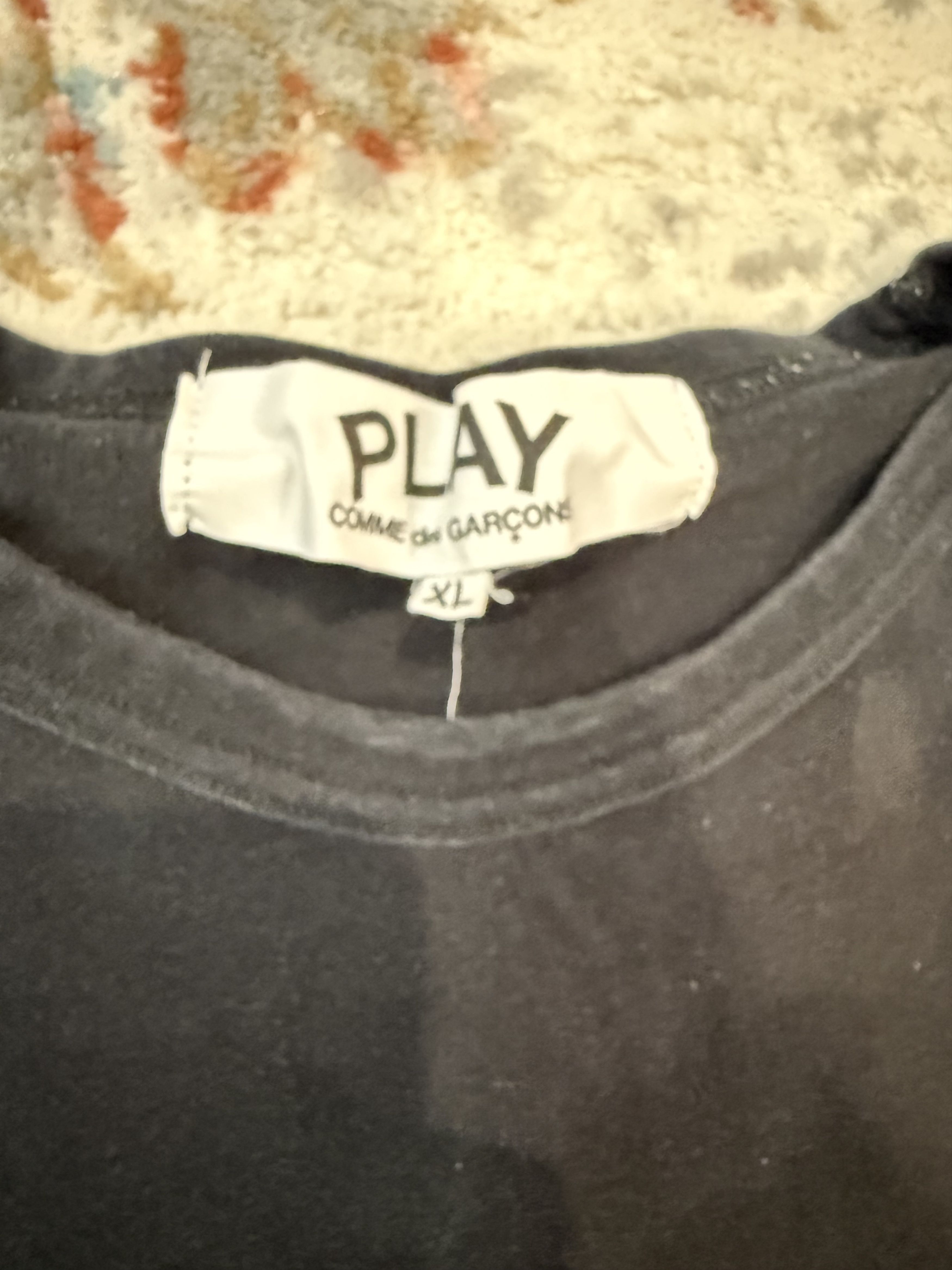 Comme des Garcons Comme des garçon CDG black heart tee Sz XL Size US XL / EU 56 / 4 - 2 Thumbnail